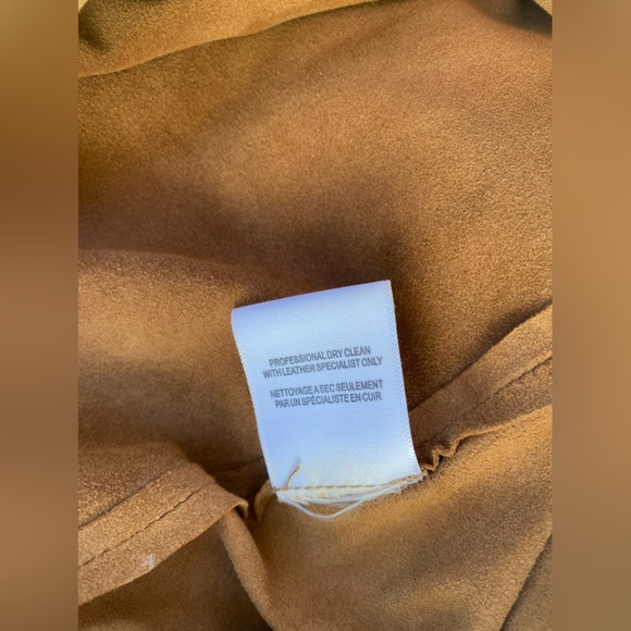 Joie Coupe Tan Goat Suede Mini Skirt Size S - Picture 3 of 13